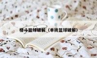 格斗篮球破解（单挑篮球破解）
