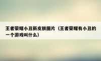 王者荣耀小丑新皮肤图片(王者荣耀有小丑的一个游戏叫什么)