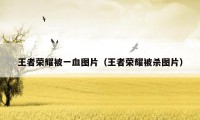 王者荣耀被一血图片(王者荣耀被杀图片)