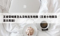 王者荣耀里怎么没有出生地图（王者小地图没显示英雄）