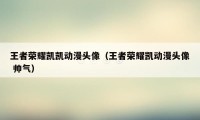 王者荣耀凯凯动漫头像（王者荣耀凯动漫头像 帅气）