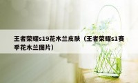 王者荣耀s19花木兰皮肤（王者荣耀s1赛季花木兰图片）