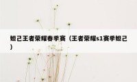 妲己王者荣耀春季赛（王者荣耀s1赛季妲己）