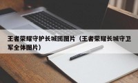 王者荣耀守护长城团图片（王者荣耀长城守卫军全体图片）