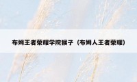 布姆王者荣耀学院猴子（布姆人王者荣耀）